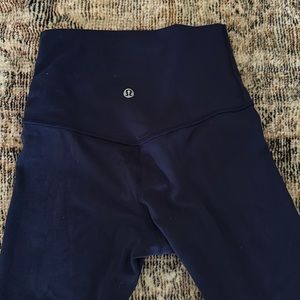 EUC Lululemon Align Tights Leggings 25" Inseam True Navy Size 2